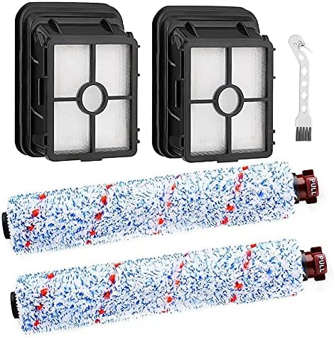 Machine-Ya Multi Surface Pet Brush Roll Filter Replacements Compatible with Bissell CrossWave - Pack of 4