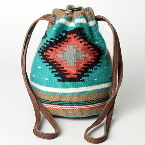 American Darling Bucket Saddle Blanket Genuine Leather Women Bag Western Handbag Purse| | Duffle2