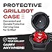 Grillbot Automatic Grill Cleaning Robot with Carrying Case - BBQ Grill Cleaner - Grill Brush - Grill Scraper - BBQ Accessories, Black