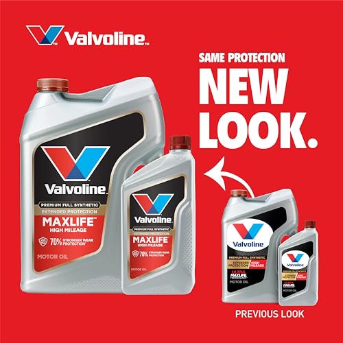 Image of Valvoline MaxLife Extended Protection High Mileage 5W-20 Full Synthetic Motor Oil 1 Quart
