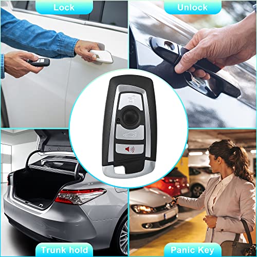 Coque de clé BMW 435i 2014-2016 boîtier de télécommande 4 boutons vide - 4