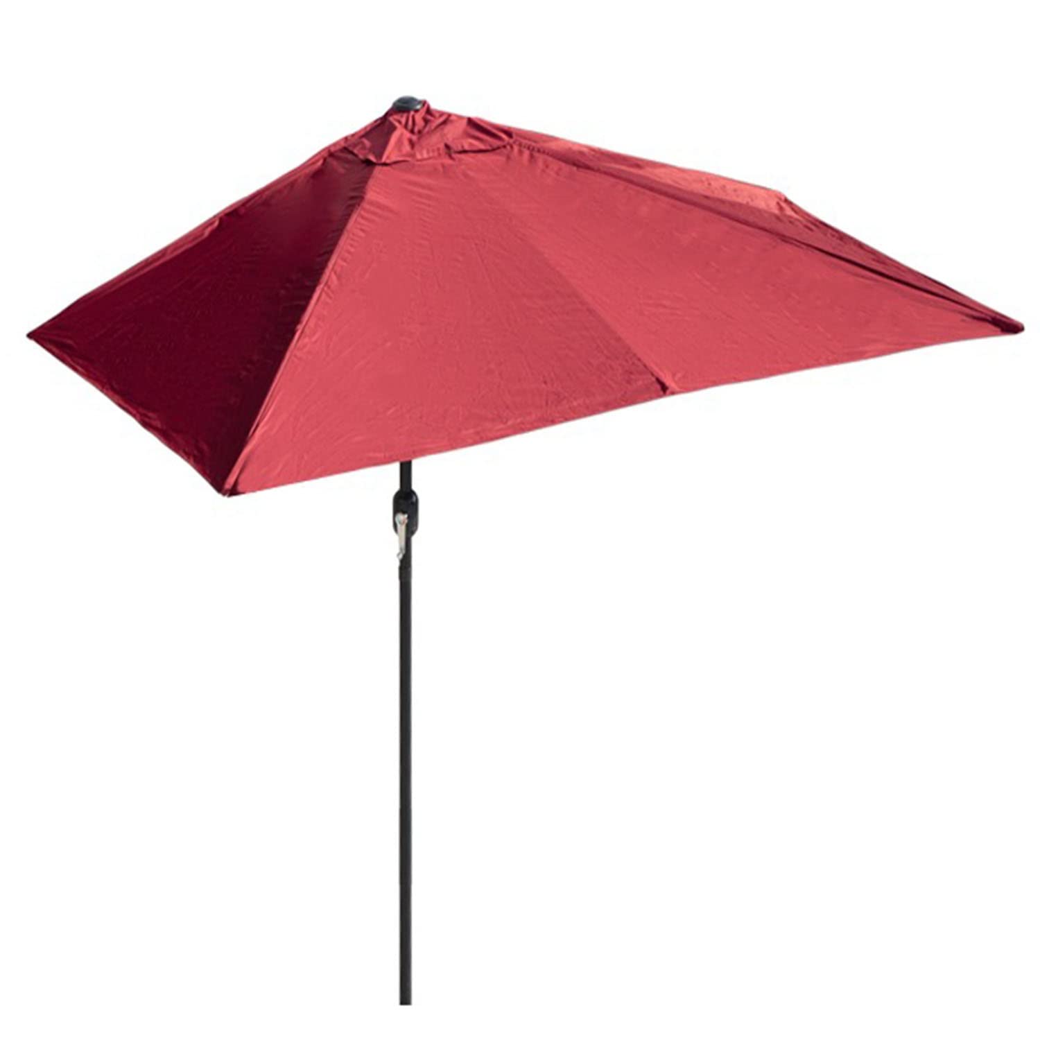 Półparasol balkonowy 2 m / 2,5 m do małych przestrzeni, solidny parasol ogrodowy na ścianę ganek, system korby okiennej w zestawie