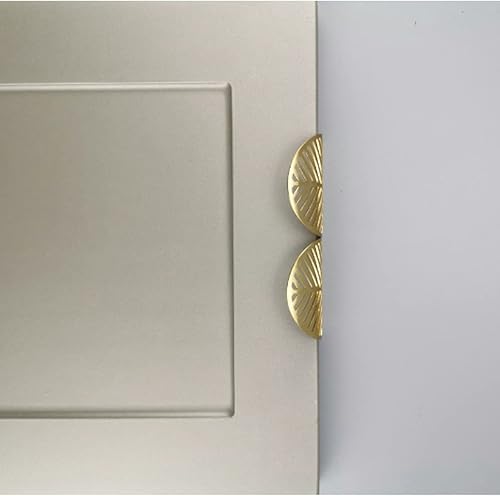 Miniatura 2 de Leaf - Tiradores de gabinete de cocina, tiradores de dedo C a C de 1.54 pulgadas, color negro, curvados, tiradores de barra para armarios con