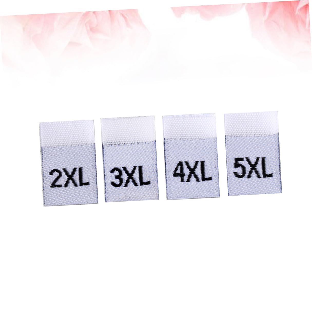 STOBOK 3 Set Etichette Per Taglie Di Indumenti Etichette Per Abbigliamento Leggere A Vapore Bianche Risparmia Tempo E Denaro Taglie Prestampate 400 Pezzi * 3