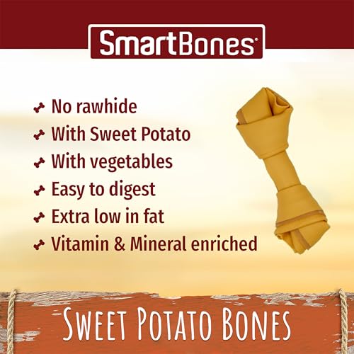 Smartbones 8 Mini Sweet Potato Bones Rawhide Free Chew Dog Treats - Image 4