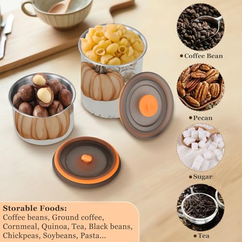 Contenedor hermético para café acero inoxidable 17oz miniatura 6