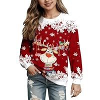 2026 Jersey de Navidad para niña, Sudadera de Navidad para niña, Divertido suéter de Navidad, suéter de Tiempo Libre, suéter de Navidad, Elegante Jersey de Navidad