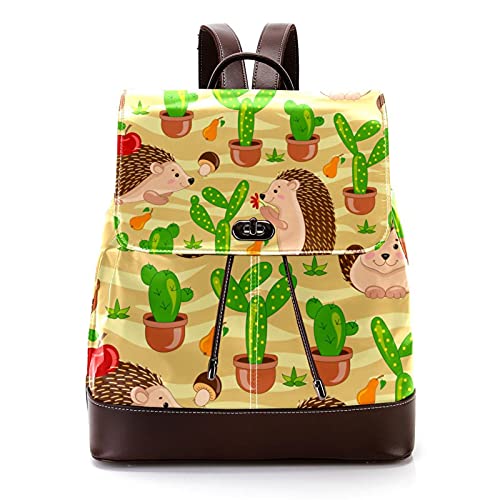 Mochila de moda para mujer, lindo gatito, unicornio, mini mochila de piel sintética, bolsa de hombro para adolescentes y niñas, Multicolor 18