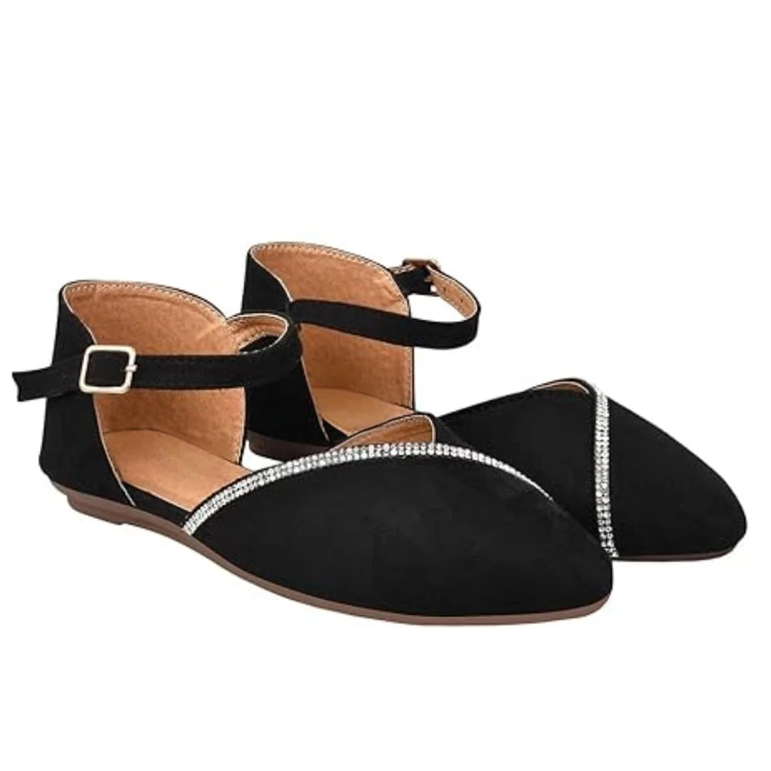 saba collection Attractive Black Shine Bellies for Women & Girls-picture-15