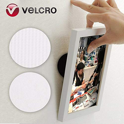 Industrial Strength Velcro Dots Coins Circles in Black and White (White, 5 works) - Image 3
