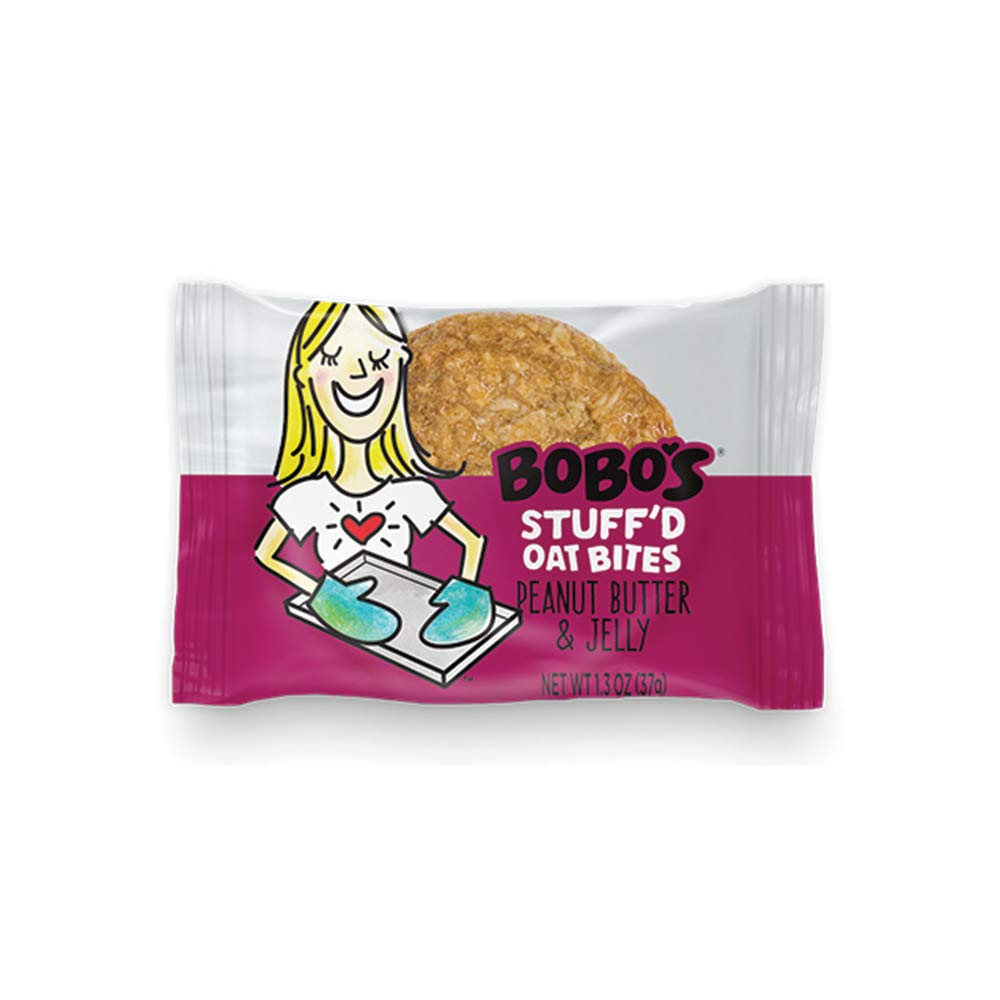 Bobo's Oat Bites, Peanut Butter & Jelly Stuffed, 1.3 Ounce (5 Count Box) thumbnail 2