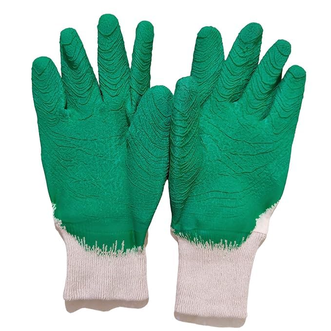 Garden Hand Gloves, Falcon, FPHG-37, Latex Coated, Green and White (1 Pair) (B0DBZZ27NN) Amazon Price History, Amazon Price Tracker