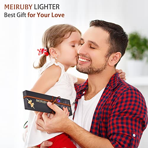 Encendedor eléctrico MEIRUBY moderno en violeta miniatura 6