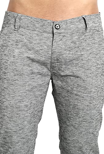 Image of Majestic Man Men's Slim Fit Mid Rise Casual Comfortable Trousers