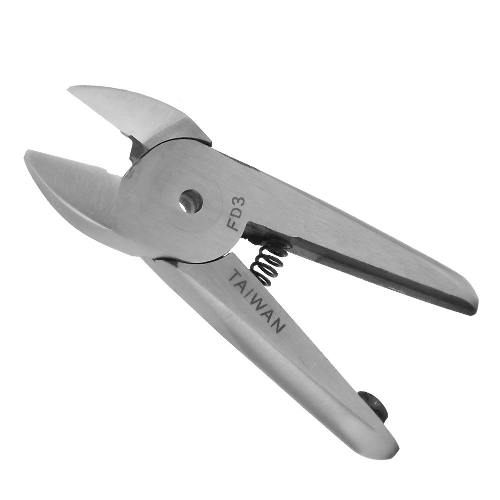 Cabezal de corte neumático, alicates corte Pinza aire carburo cementado Cabezal tijeras aire de repuesto apto para cortador neumático HS10 (#)