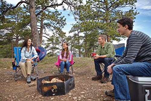 Coleman-Big-N-Tall-Quad-Chair-with-Cup-Holder-Side-Pocket-Water-Resistant-Oversized-Camping-Chair-Supports-up-to-600lbs-Great-for-Tailgating-Camping-Outdoor-Use-Carry-Bag-Included