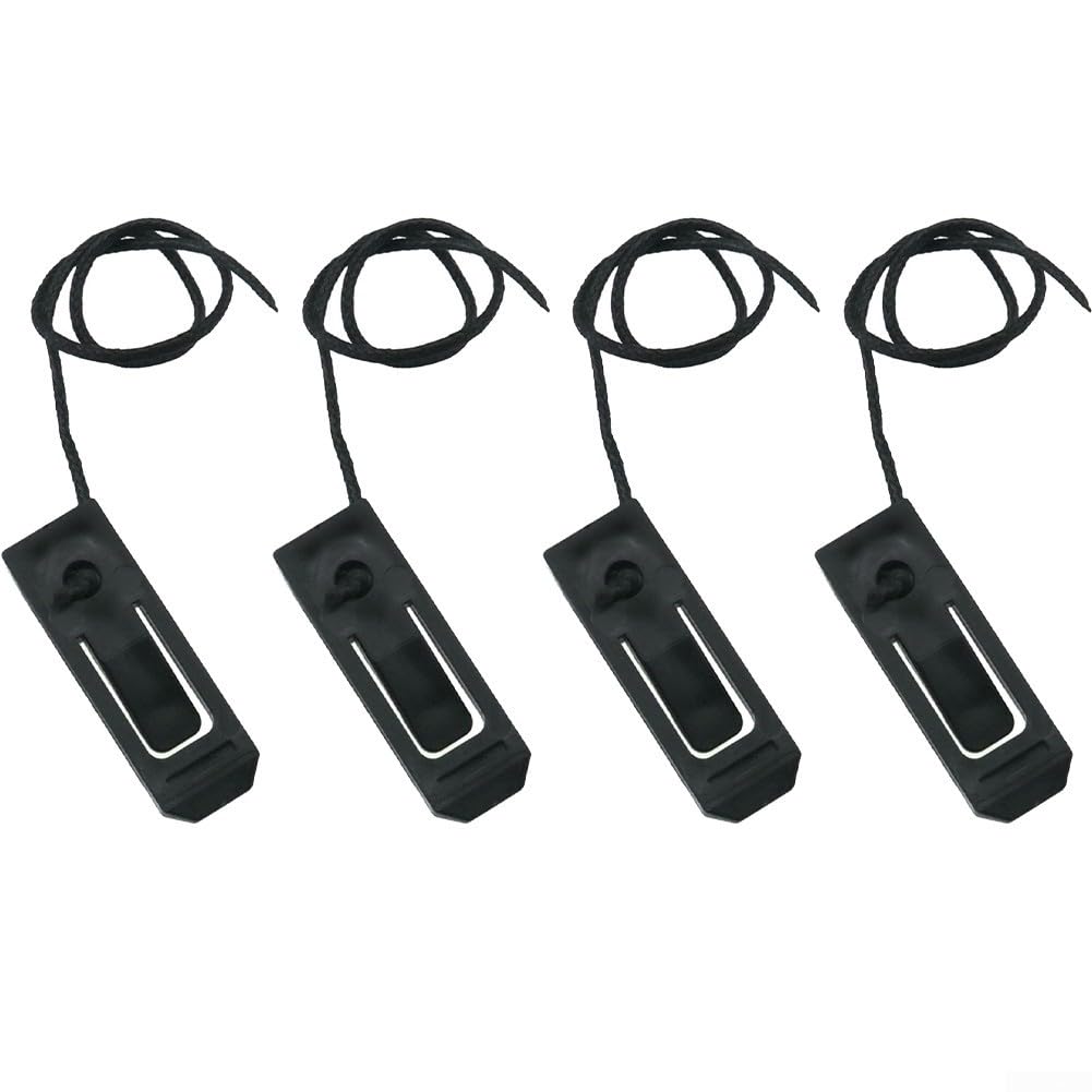 4pcs Surfboard Fin Attachment Clips for Inflatable Paddleboards and Longboards with Secure Locking Mechanism