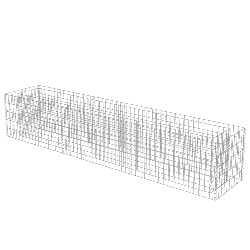 vidaXL Gabione Hochbeet 270x50x50cm Steinkorb Drahtkorb Blumentopf Pflanzkübel