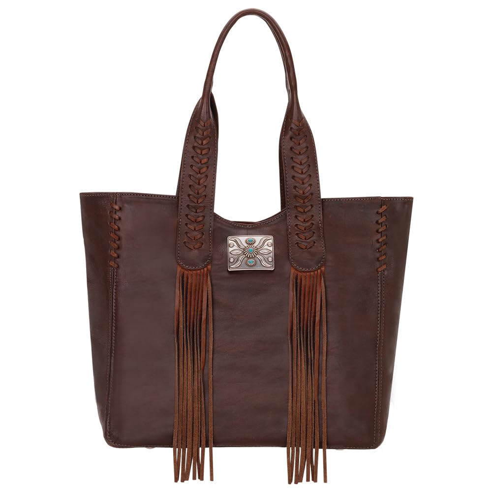 American West Hand Tooled Tote