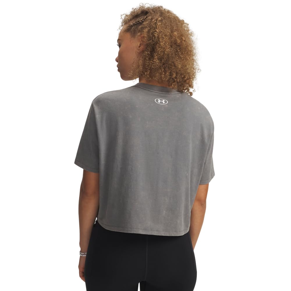 Under Armour Rival - Camiseta cuadrada para mujer