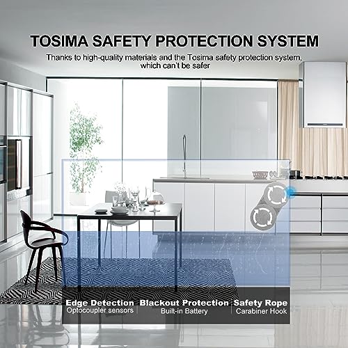 Tosima Window Cleaner Robot, Smart Robotic Auto Window Vacuum Cleaner Systematic Onekey Path, Remote Control Auto Edge Detected Glass Cleaner for... - Image 4