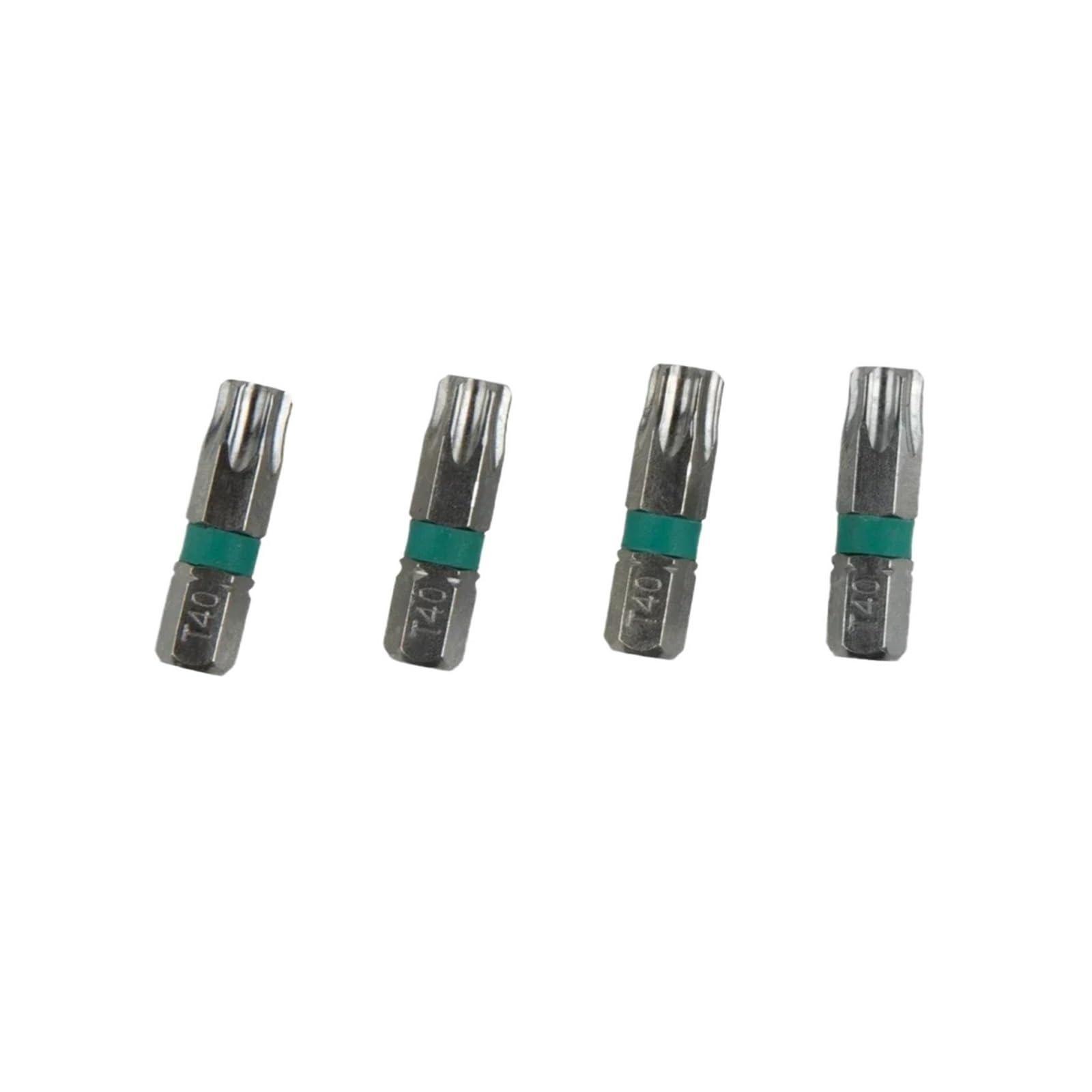 UAYPLMBI 4Pcs 25mm T6, T8, T9, T20, T15, T25, T30, T40, T10 Screwdriver Bits Set Electric Head