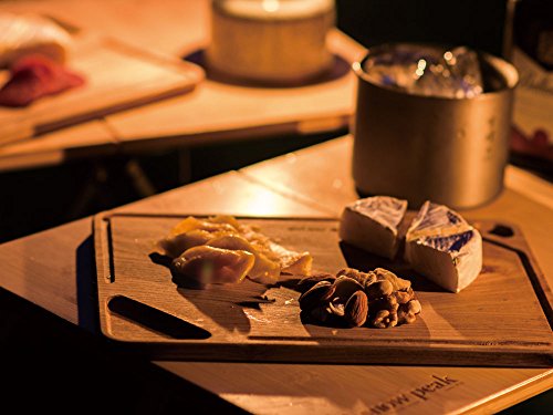 Snow Peak My Plate, Oak Serving Plate/Board, lightweight Charcuterie board for home camping & outdoors - Image 2