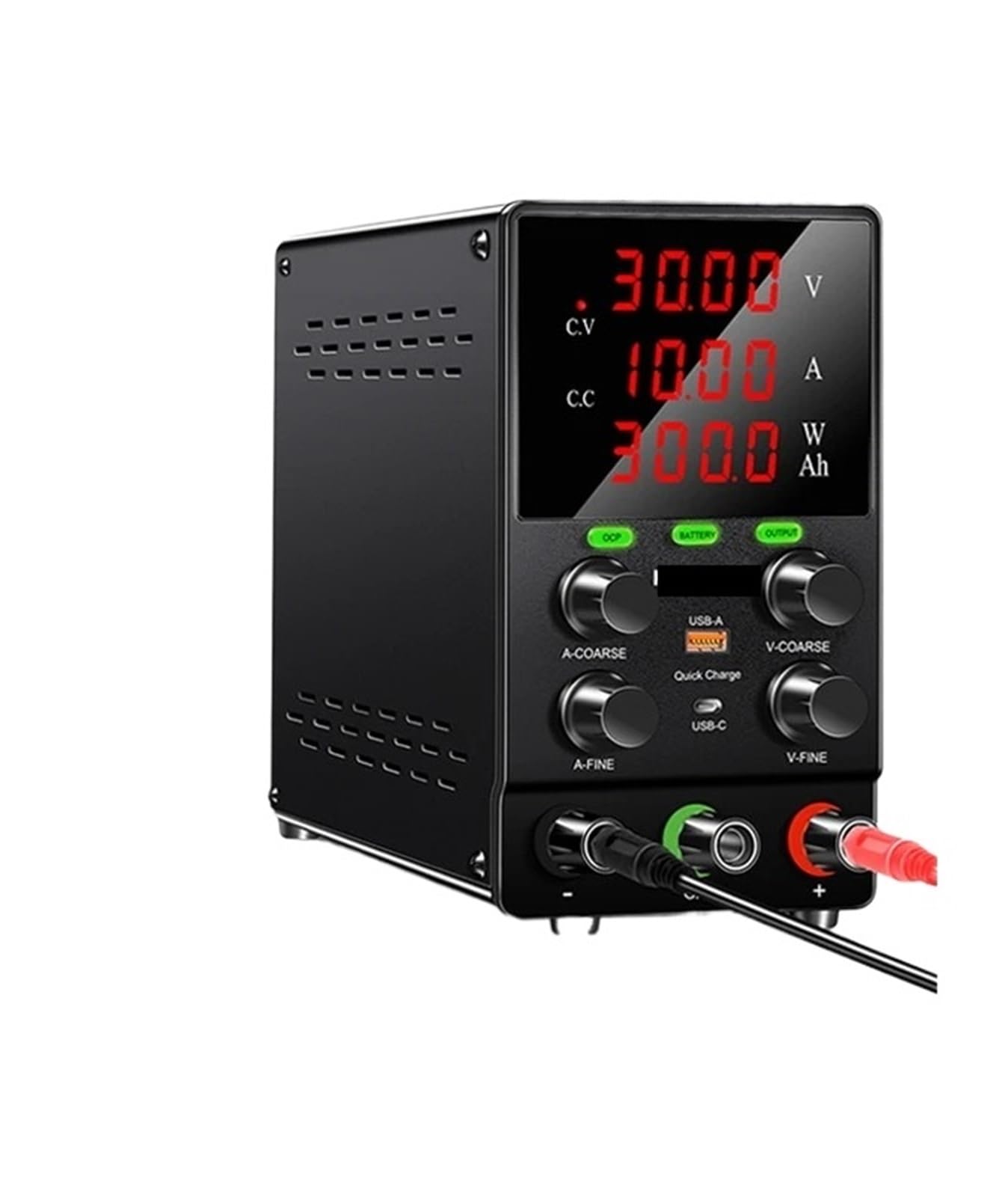 Alimentation Laboratoire, Alimentation de laboratoire CC avec sortie OCP, chargeur de batterie, régulateur de tension ajustable, source d'alimentation de laboratoire(SPS3010S(30V10A))