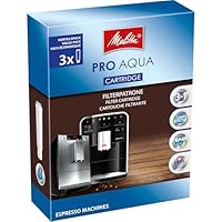 Melitta Filterpatronen Pro Aqua (3 Patronen) – Kalkfilter für Kaffeevollautomaten, verhindern Kalkablagerungen & reduzieren Schadstoffe für den besten Kaffeegeschmack