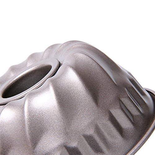 LUFEIYA Mini Bundt Pan 4 Inch Nonstick Carbon Steel for Instant Pot Kugelhopf Mold Flute Flan Baking Cake Pans Small Set of 4