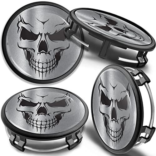 Coprimozzo Mercedes 75mm Nero Argento - Compatibile B66470207 / B66470200