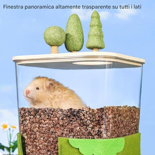 Bac à sable pour hamster pour cage propre et sans odeur de hamster nain - 5