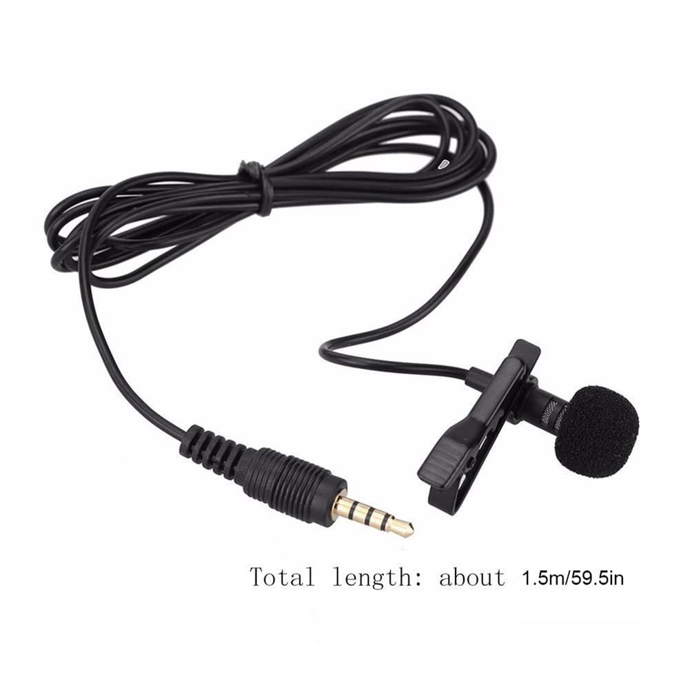 Microfono a risvolto – Noise Cancellin Tiny – Microfono multiuso per karaoke, mixer e conferenze