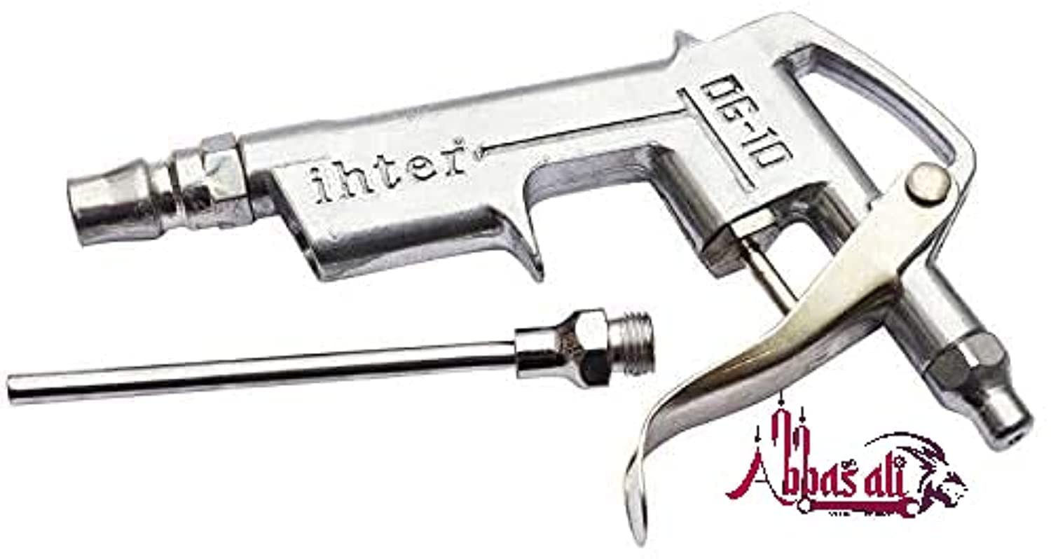 Abbasali DG-10 Air Blow Gun Pistol Trigger Cleaner Compressor Dust Blower 8 inch Nozzle Air Blow Gun Cleaning Tool for Compressor