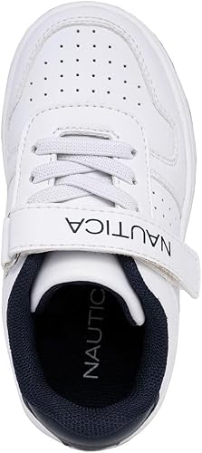 Miniatura 4 de Nautica Tenis para niños con correa ajustable y correas elásticas Zapatos casuales cómodos para niños y niñas (bebéniño pequeño)