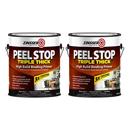 Zinsser 260924-2PK Peel Stop Triple Thick Binding Primer, Gallon, Clear, 2 Pack