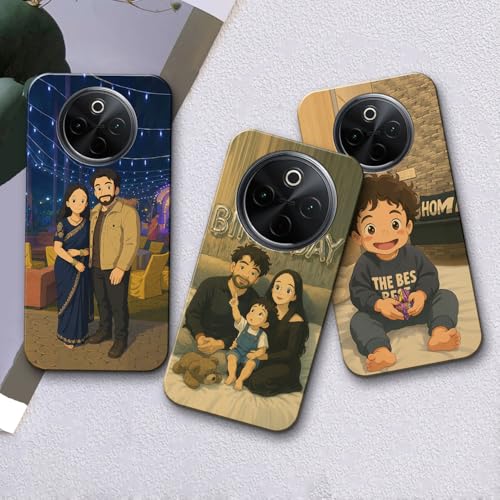 Image of COLORflow Back Cover Compatible with Vivo T4 5G / Y300 Pro 5G / iQOO Z10 5G | Ghibli Studio Style Customized Back Cover Compatible with Vivo T4 5G / Y300 Pro 5G / iQOO Z10 5G