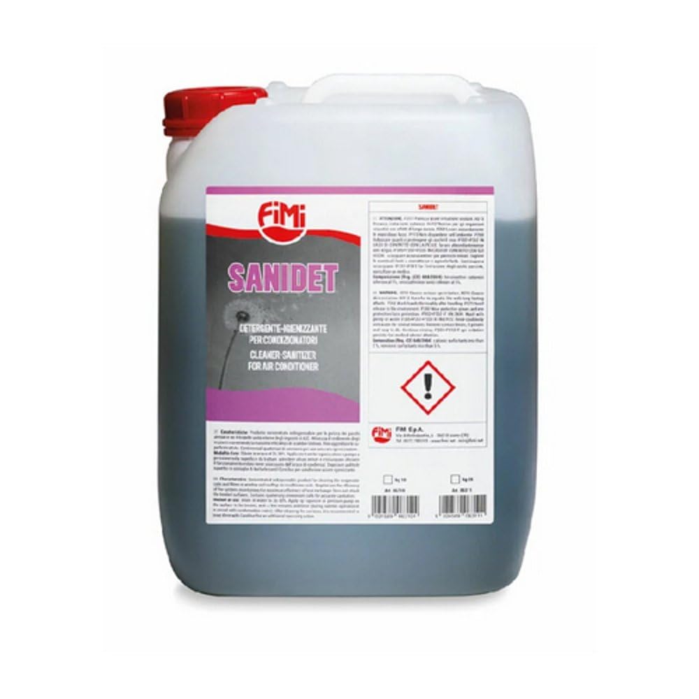 1 PZ SANIFICANTE SANIDET PER IMPIANTI DI REFRIGERAZIONE E RISCALDAMENTO 5 Kg NextradeItalia Mod.FERX.DIAXNE-TWNNT-NA