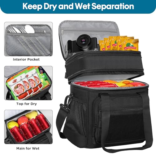Glenkey Double Deck Insulated Lunch Box thumb #1
