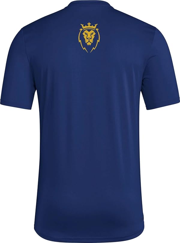 adidas Men's Real Salt Lake Pre-Game Short Sleeve T-Shirt, Team Navy Blue/Real Salt Lake, Medium by adidas - Used condition - Image 2