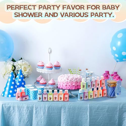 48 Pack Baby Shower Mini Hand Sanitizer Bulk Travel Size Bear Baby Shower Party Favors for Guests Thank You Gifts for Bear Gender Reveal Party Supplies - Image 6