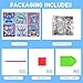 Gearock 6 Pack Diamond Art Painting Kits for Beginners, Easy DIY Cute Heart Big Gem Art Kits for Cartoon Lovers Halloween Christmas Birthday Gifts, 6x6 Inch