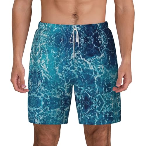 Maillot de bain imprimé océan tropical pour homme anti-frottement