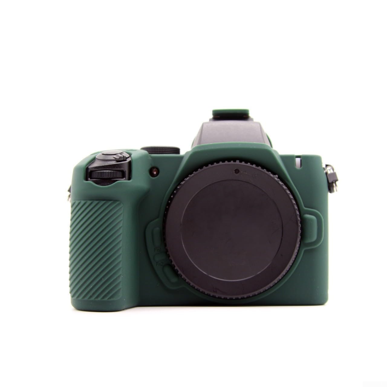 Silicone Cover for Z50II Camera Delivers Dependable Protection Without Altering Native Button Travel or Port Insertion Mechanics (Dark Green)