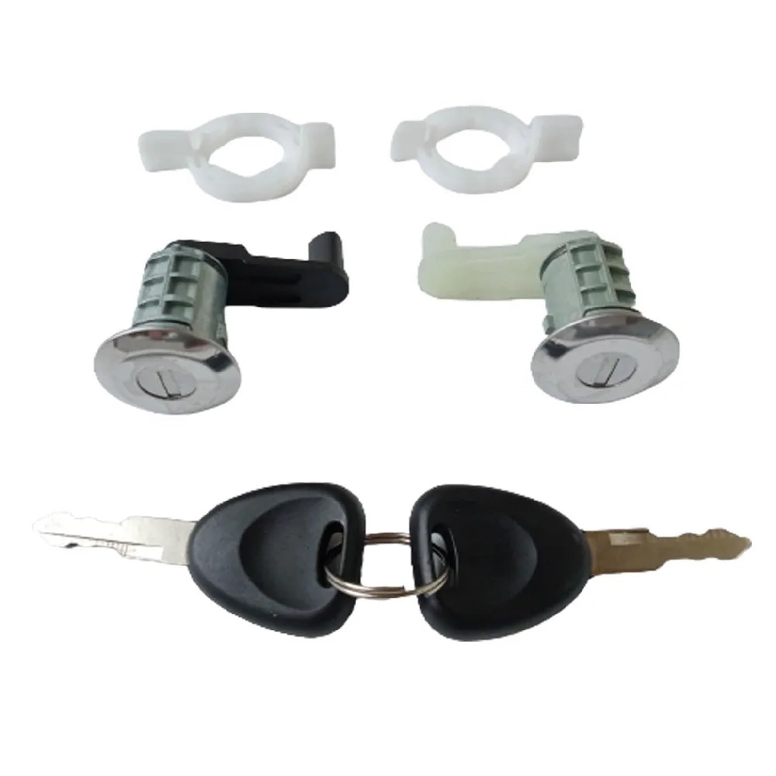 Hzsmyxgs One Color Car Door Lock Compatible With Thalia 1998 1999 2000 2001 2002 2003 2004 2005 7701468981 7701468982 Left Right Car Door Lock Barrel Cylinder With 2 Key