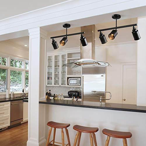 image for LNC 3-Light Track Lighting with Adjustable Heads,Industrial Ceiling Li