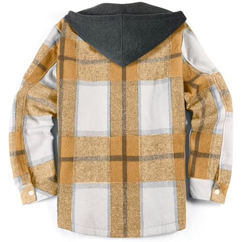 RTTUIOP Mens Hoodies Plaid Jacket Big and Tall Shirts Winter Casual Long Sleeve Zipper Coat Hoodies Comfort Overcoat3