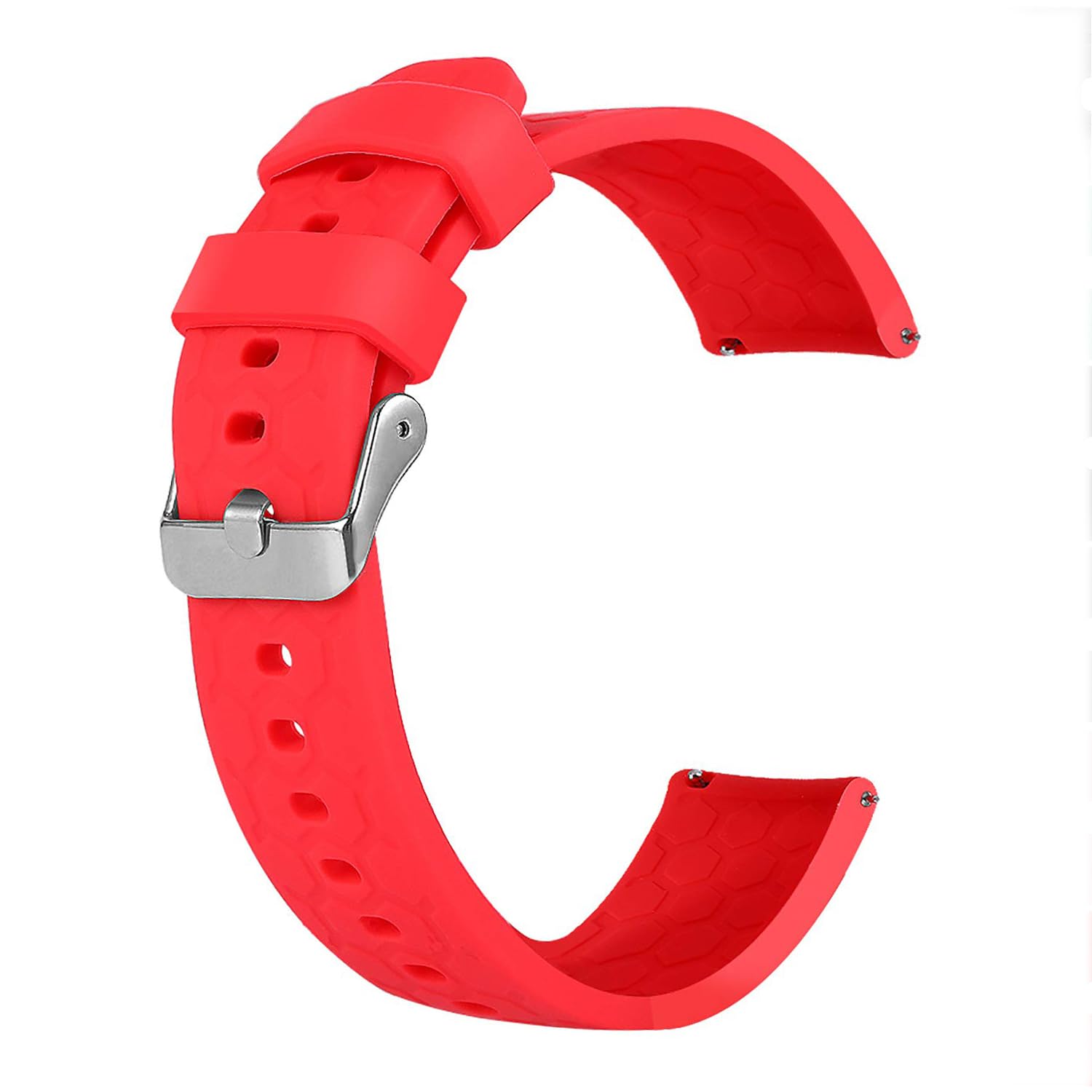 BabyValley Compatible with AMAZTIM M2 Smart Watch Band, Soft Sport Breathable Straps Replacement Wristbands for AMAZTIM M2 Accessories (Red)