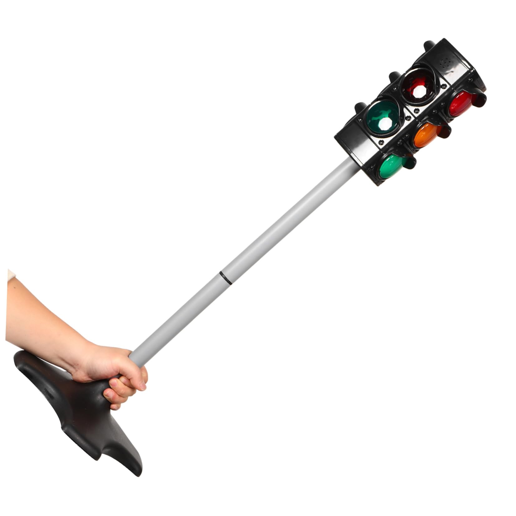 Giocattolo Semaforo Educativo per Bambini, Luce di Segnalazione Stradale in Plastica Sicura 72 Cm, Set da Gioco per Riconoscimento Traffico e Apprendimento Precoce in Classe e a Casa
