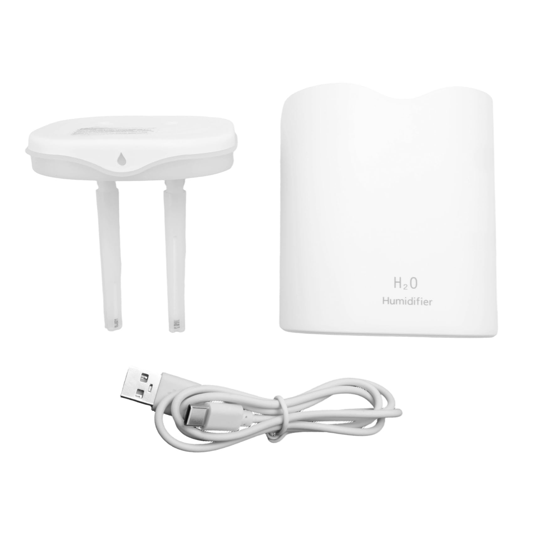 qimoi Humidifiers for Bedroom, 2.2L Cool Mist Humidifiers for Bedroom, USB Portable Desk Humidifier, Quiet Ultrasonic